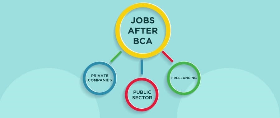 What are the most common job roles available for BCA graduates?